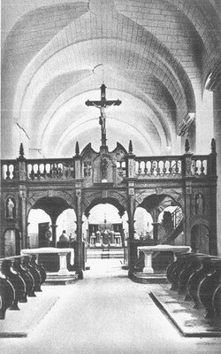 Le jubé de l'église