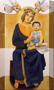 Arcabas - Vierge à l'Enfant