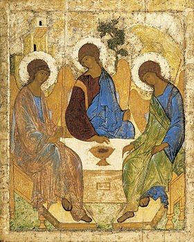 Les trois hôtes d'Abraham - Rublev