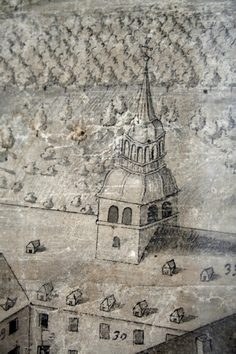 Le clocher à Bulbe de l'Abbaye