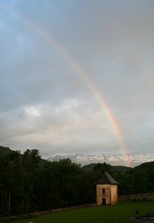 Arc-en-ciel à Tamié
