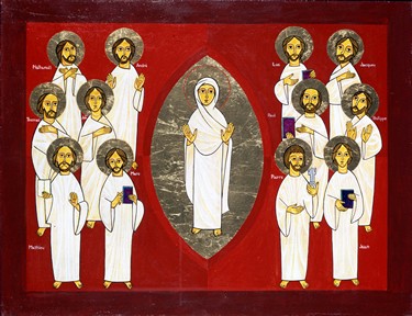 Marie et les pôtres