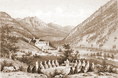 Lithographie Fulgence Blériot