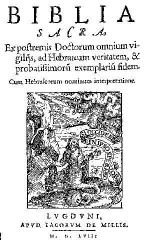 Biblia sacra - 1558